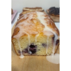 Bizcocho de limón y arándanos con glaseado - Imagen 1