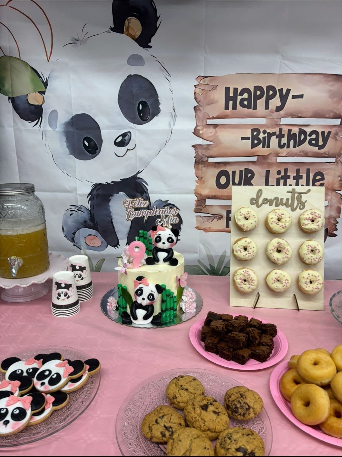 Mesa dulce personalizada cumpleaños infantil - Imagen 1