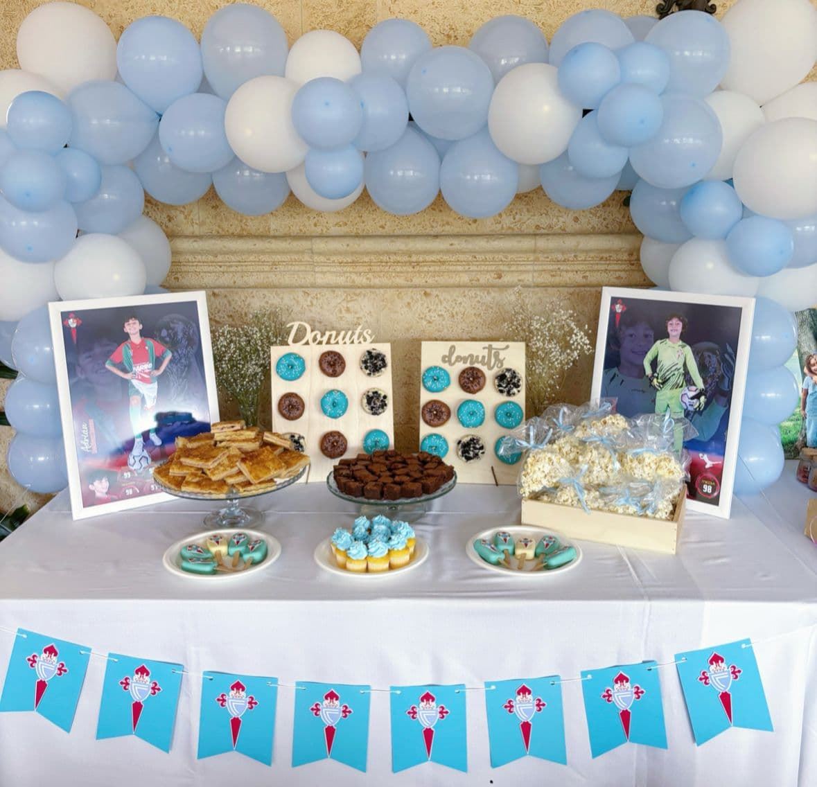 Mesa dulce personalizada futbolista - Imagen 1