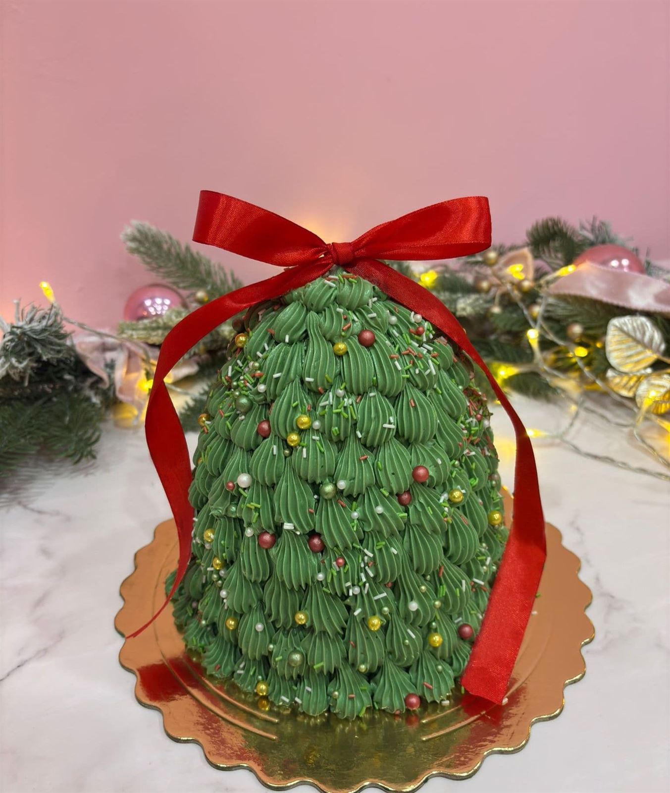 Tarta árbol de Navidad - Imagen 1