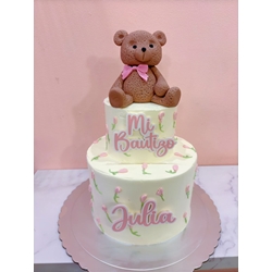 Tarta personalizada bautizo niña - Imagen 1