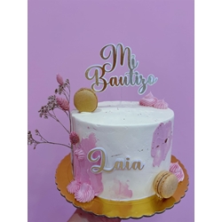 Tarta personalizada bautizo - Imagen 1
