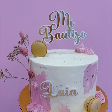 Tarta personalizada bautizo - Imagen 1