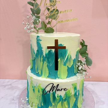 Tarta personalizada comunión - Imagen 1