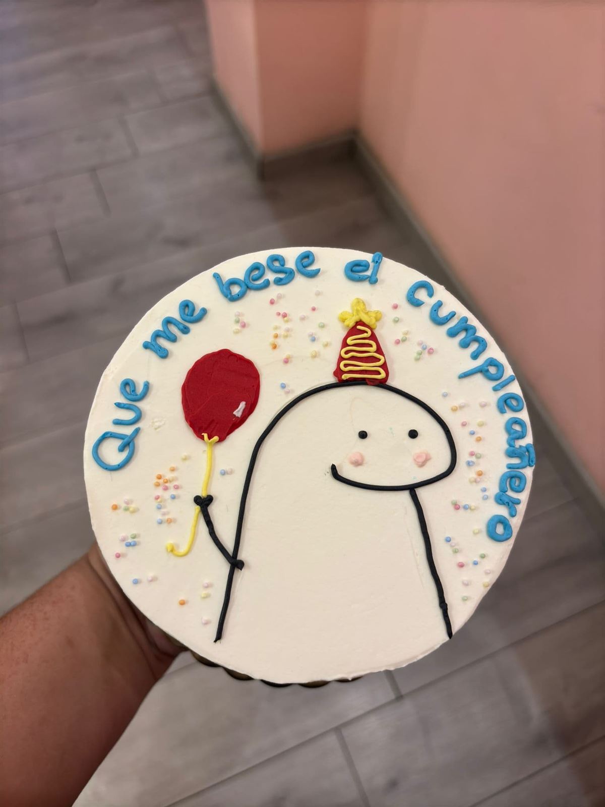 Tarta personalizada cumpleaños divertida - Imagen 1