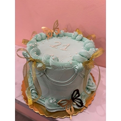 Tarta personalizada cumpleaños mariposas - Imagen 1
