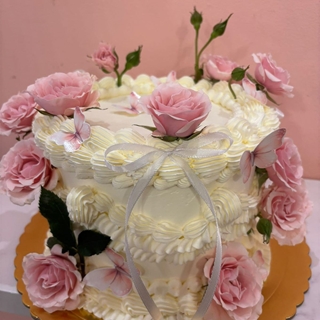 Tarta personalizada flores - Imagen 1