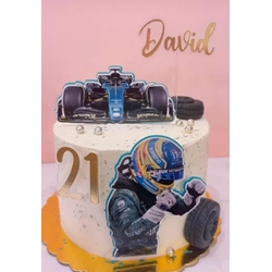 Tarta personalizada Fórmula 1 - Imagen 1