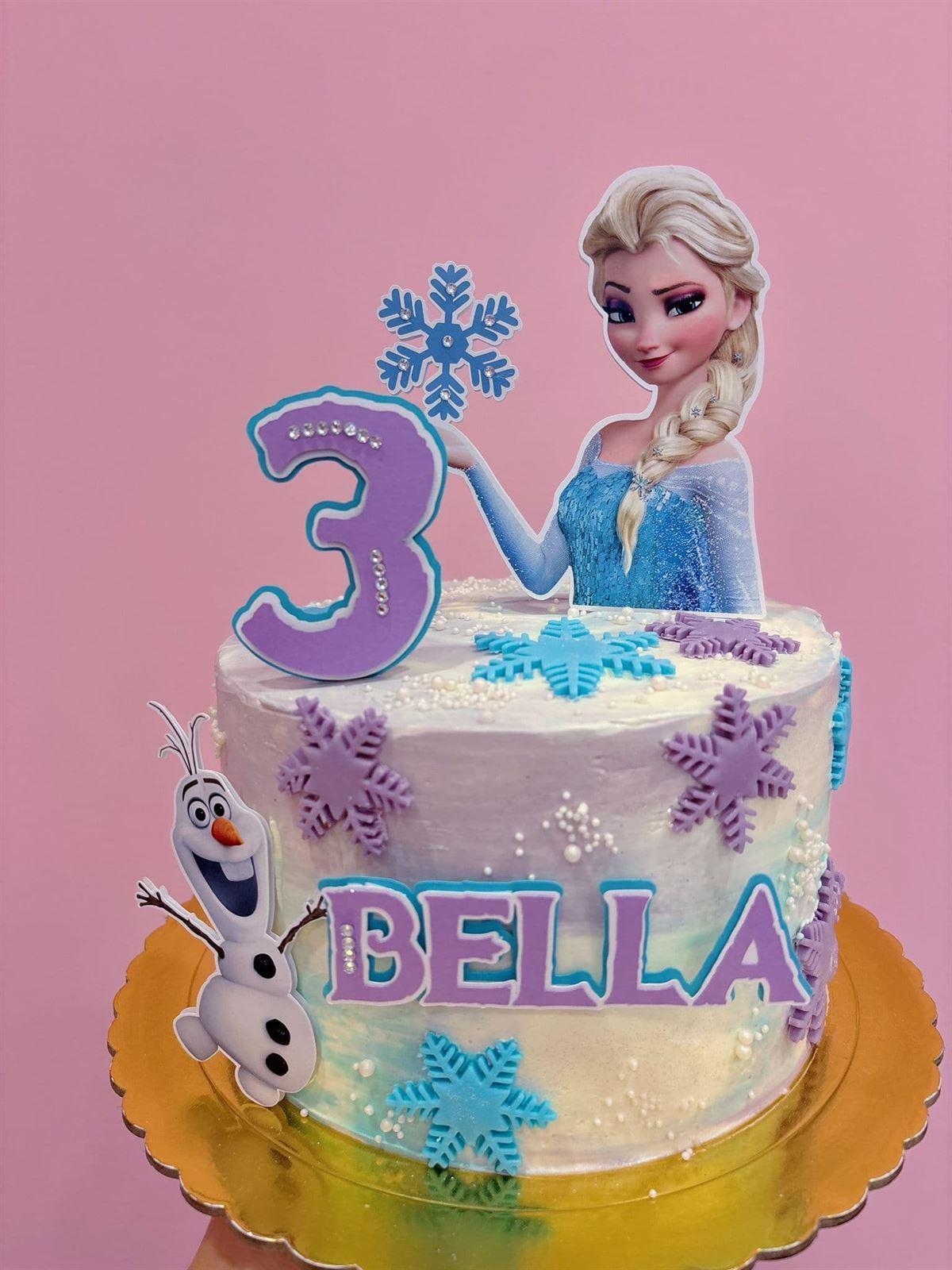 Tarta personalizada Frozen - Imagen 1