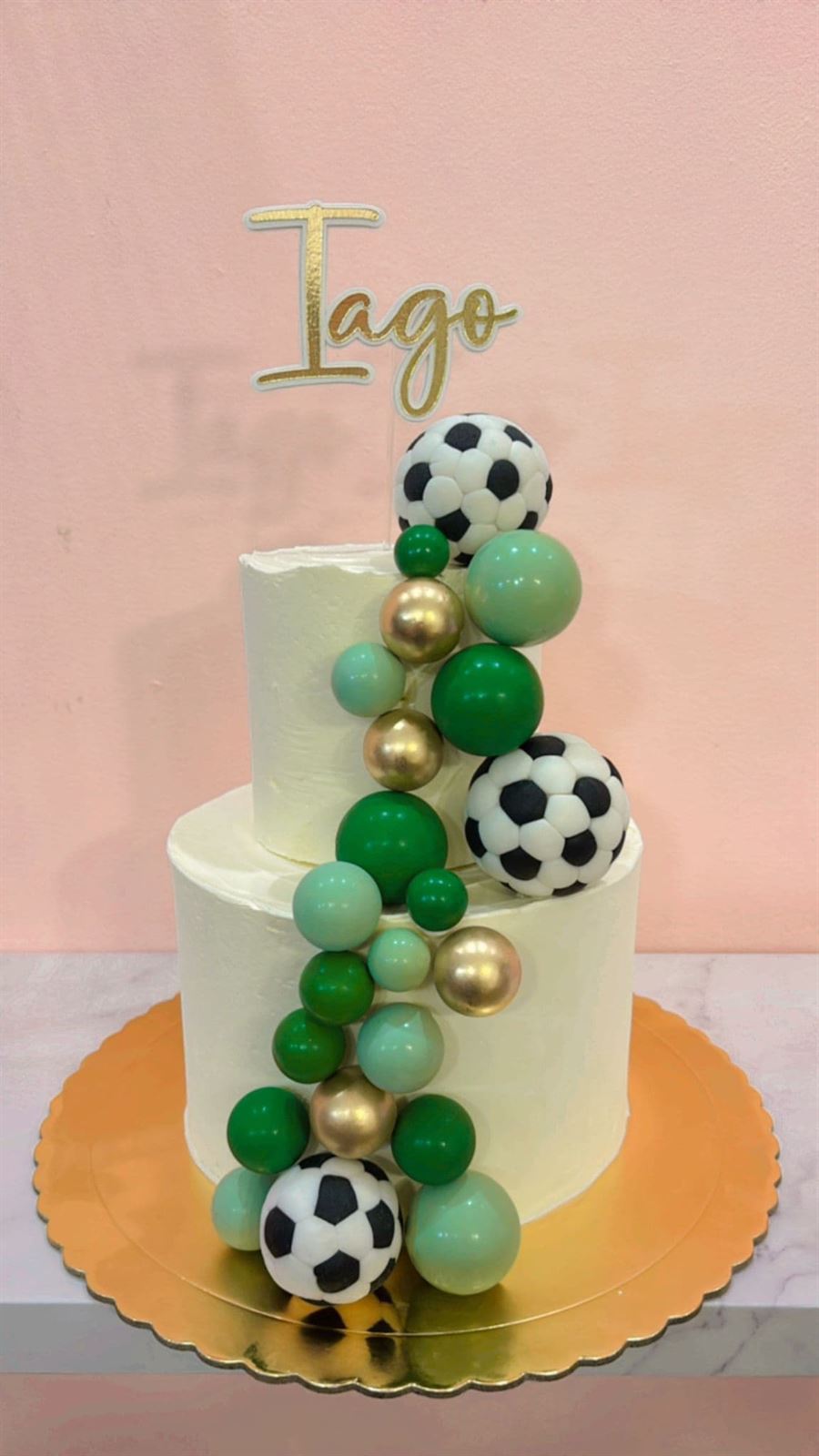 Tarta personalizada fútbol - Imagen 1