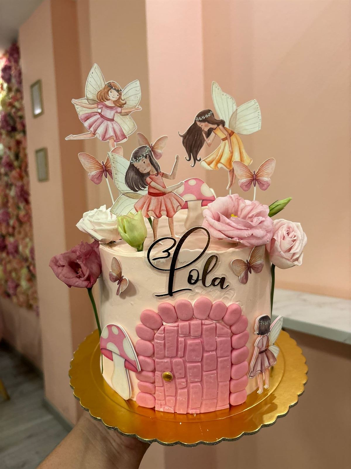 Tarta personalizada hadas - Imagen 1