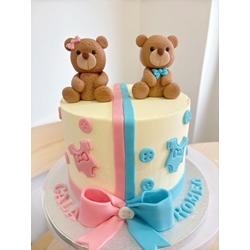 Tarta personalizada hermanos - Imagen 1