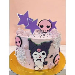 Tarta personalizada Kuromi - Imagen 1