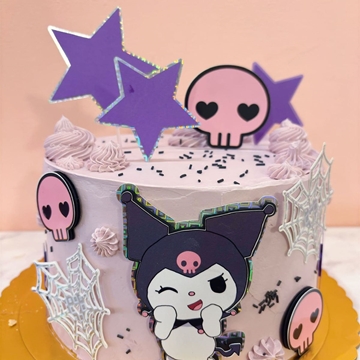Tarta personalizada Kuromi - Imagen 1