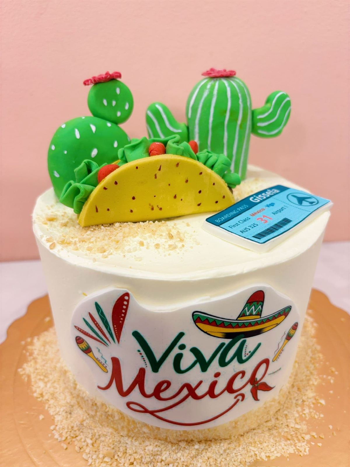 Tarta personalizada mexicana - Imagen 1