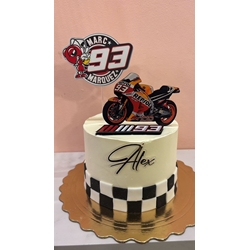 Tarta personalizada motos - Imagen 1