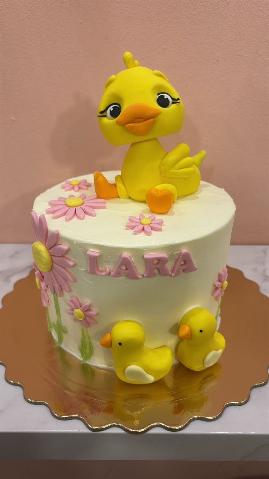 Tarta personalizada pollitos - Imagen 1