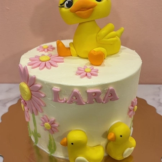 Tarta personalizada pollitos - Imagen 1