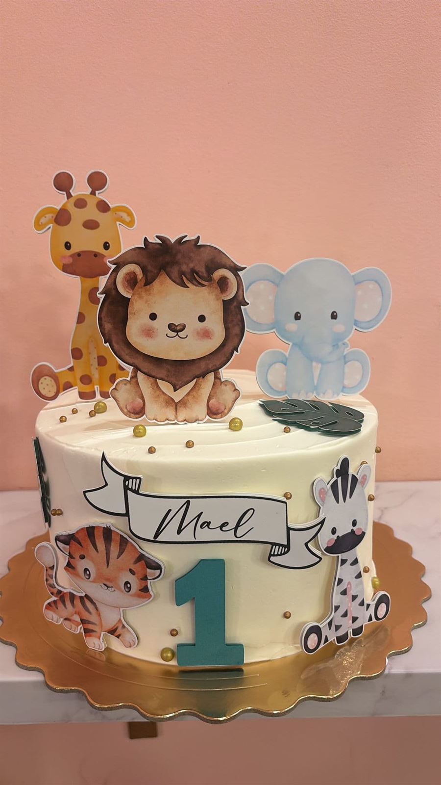 Tarta personalizada primer cumpleaños - Imagen 1